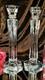 Rare Heavy Nr 12t Unique Crystal Glass Candle Holders Candlesticks Slovenia Wow
