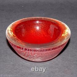 RARE Vtg Candle Sticks Art GLaSs Threaded Swirl Candle Holders Wrapped Matte