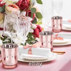 Raiten 50 Pcs Votive Candle Holder Bulk Glass Votive Candle Holder Tealight