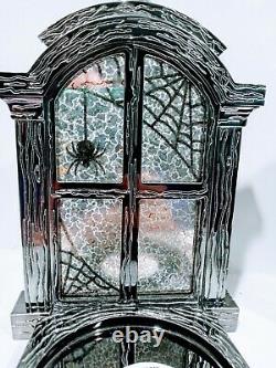 Rare 2019 Bath & Body Works Halloween Spider Window Glass Single Candle Holders