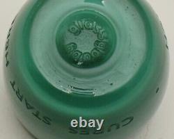 Rare Glassybaby Soft Green Fred Hutch Cures Start Here Votive Candle Holder