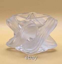 Rare Lalique Lucca Candle Holder