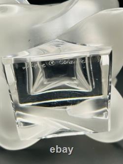 Rare Lalique Lucca Candle Holder