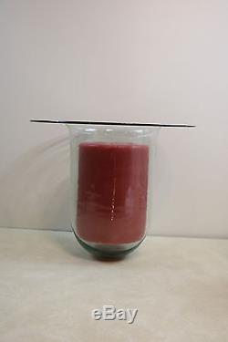 Rare PARTYLITE New 3 Wick Candle & Replacement Glass Hurricane Retired