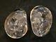Rare Pair Of Glass Stone/rock Candle Holders By Elsa Peretti For Tiffany & Co