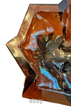 Rare Ruba Rombic Dark Brown Candlesticks WOW