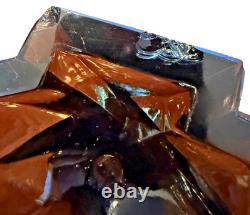 Rare Ruba Rombic Dark Brown Candlesticks WOW