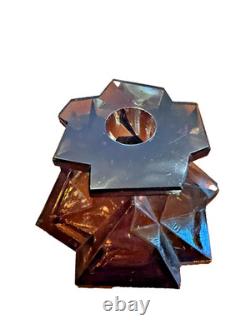 Rare Ruba Rombic Dark Brown Candlesticks WOW