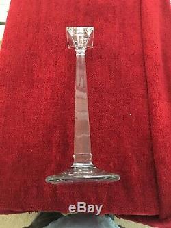 Rare VINTAGE HEISEY 15 1/4 Tall Candlestick Signed