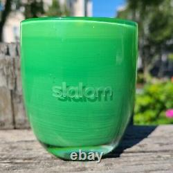 Rare glassybaby votive candle holder slalom do what is right always