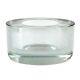 Recycled Glass Votives Clear Candle Holder Set 1.5 H Pack Of 2