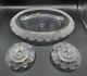 Rene Lalique Saint Gall Jardiniere Centerpiece With Pair Of Candle Holders 1934