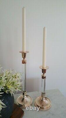 Restoration Hardware Taper Candle Holder Pair -NLA, Retired Line