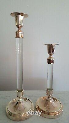 Restoration Hardware Taper Candle Holder Pair -NLA, Retired Line