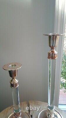 Restoration Hardware Taper Candle Holder Pair -NLA, Retired Line