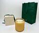 Rolex Glass Candle Holder Green Candle