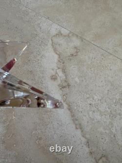 Rosenthal Moravian Star 9 Point Crystal Glass Star Candle Holders Set of 10