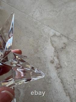Rosenthal Moravian Star 9 Point Crystal Glass Star Candle Holders Set of 10