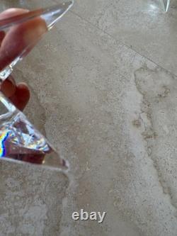 Rosenthal Moravian Star 9 Point Crystal Glass Star Candle Holders Set of 10