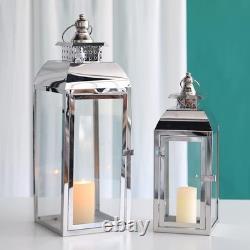 Rustic Stainless Steel Candle Holders