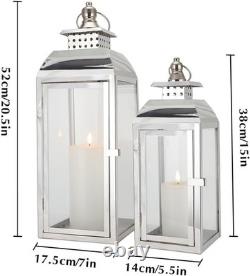 Rustic Stainless Steel Candle Holders