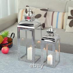Rustic Stainless Steel Candle Holders