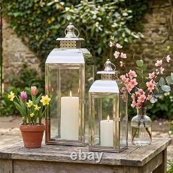Rustic Stainless Steel Candle Holders