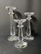 Set Of 3 Waterford Crystal Faceted Pillar Candlesticks/ New, The Box Is Damage