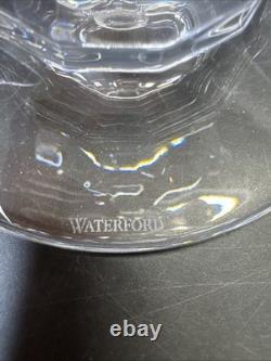SET OF 3 WATERFORD CRYSTAL FACETED PILLAR CANDLESTICKS/ New, The Box Is Damage