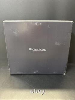 SET OF 3 WATERFORD CRYSTAL FACETED PILLAR CANDLESTICKS/ New, The Box Is Damage