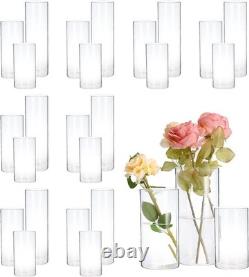 Safety-Crafted 24 PCS Glass Candle Holders for Modern Decor & Special Events Safety-Crafted 24 PCS Glass Candle Holders for Modern Decor & Special Events