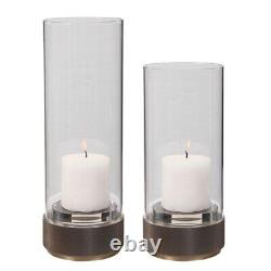 Sandringham 14 Inch Candleholder (Set of 2) 5 inches wide by 5 inches deep