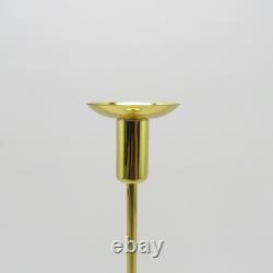 Scandinavian Candle Holder By Gunnar Ander For Ystad Metall Brass&Glass set of 2