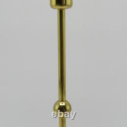 Scandinavian Candle Holder By Gunnar Ander For Ystad Metall Brass&Glass set of 2