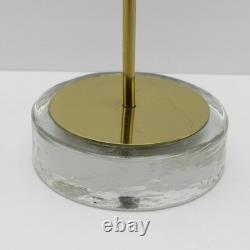Scandinavian Candle Holder By Gunnar Ander For Ystad Metall Brass&Glass set of 2