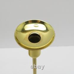 Scandinavian Candle Holder By Gunnar Ander For Ystad Metall Brass&Glass set of 2