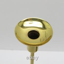 Scandinavian Candle Holder By Gunnar Ander For Ystad Metall Brass&Glass set of 2