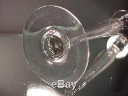 Scarce Pairpoint Company Glass 16 Ht Art Nouveau Crystal Clear Candlestick 1910