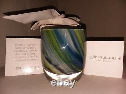 Seattle Seahawks Glassybaby Hawks Nest Votive Candle Holder 2018 Retired NIB