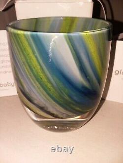 Seattle Seahawks Glassybaby Hawks Nest Votive Candle Holder 2018 Retired NIB