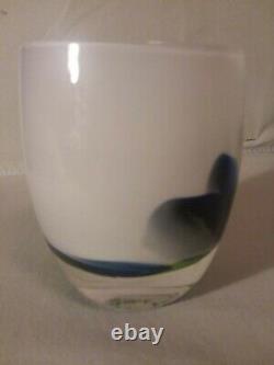 Seattle Seahawks Hawkfetti Glassybaby Votive Candle Holder Retired PreTriskelion