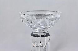 Set Of 2 Waterford Crystal Bethany Pillars Candleholders Made In Ireland Mint