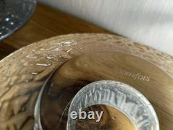 Set Of 3 Orrefors Crystal Glass Votive Candle Holders 5.5×2/ C7