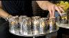 Set Of 6 Mercury Glass Candle Holders