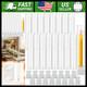 Set Of 16 Hurricane Glass Candle Holders, 11.8 In Tall