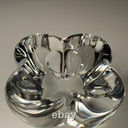 Set of 2 BACCARAT France Crystal Glass DIOMEDE Candlesticks Candle Holders 3.5