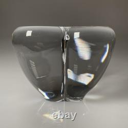 Set of 2 BACCARAT France Crystal Glass DIOMEDE Candlesticks Candle Holders 3.5