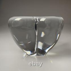 Set of 2 BACCARAT France Crystal Glass DIOMEDE Candlesticks Candle Holders 3.5
