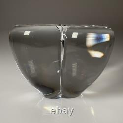 Set of 2 BACCARAT France Crystal Glass DIOMEDE Candlesticks Candle Holders 3.5