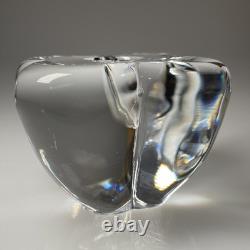 Set of 2 BACCARAT France Crystal Glass DIOMEDE Candlesticks Candle Holders 3.5